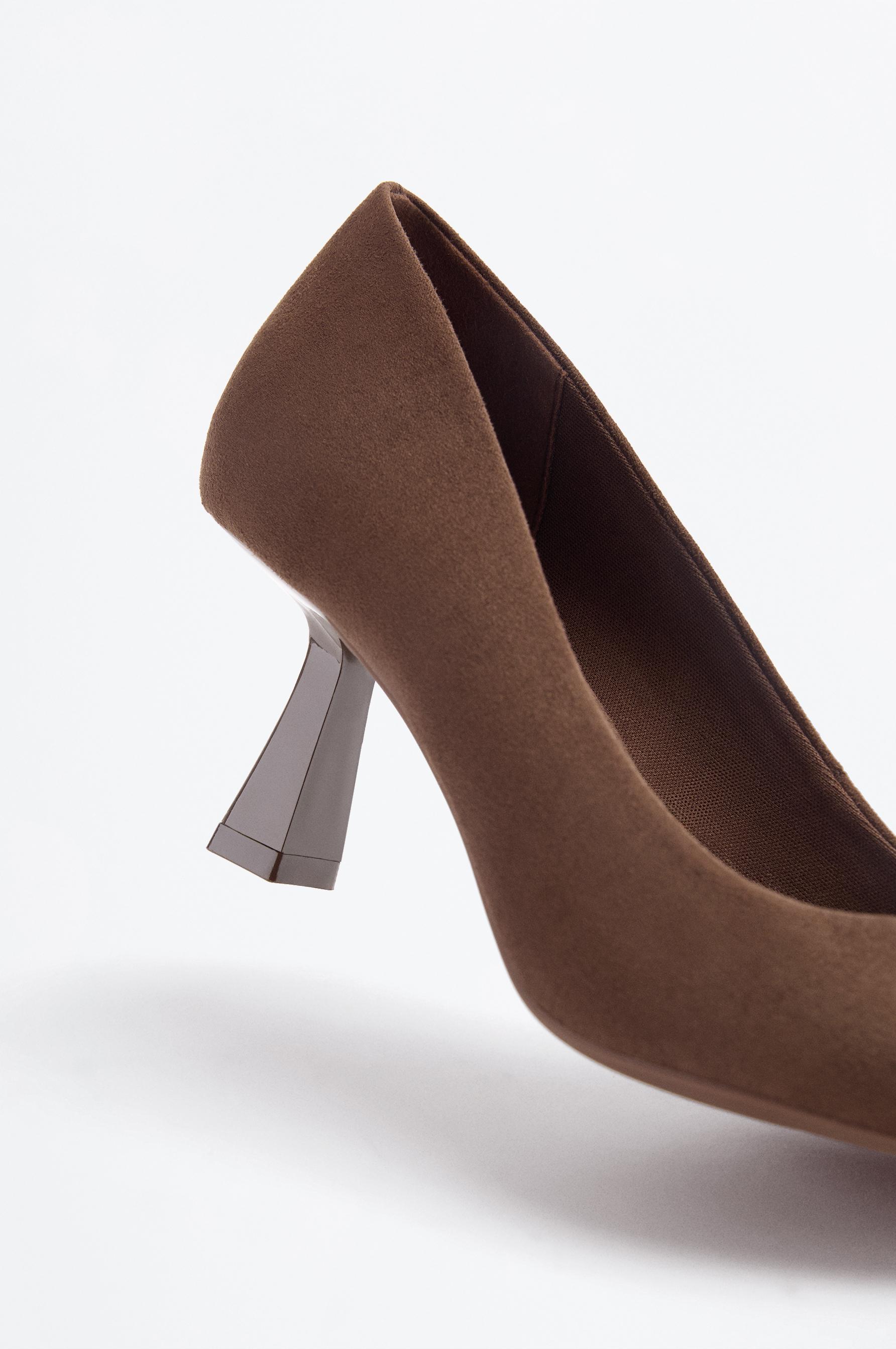 Lefties Kahverengi Lefties Minimal topuklu ayakkabı