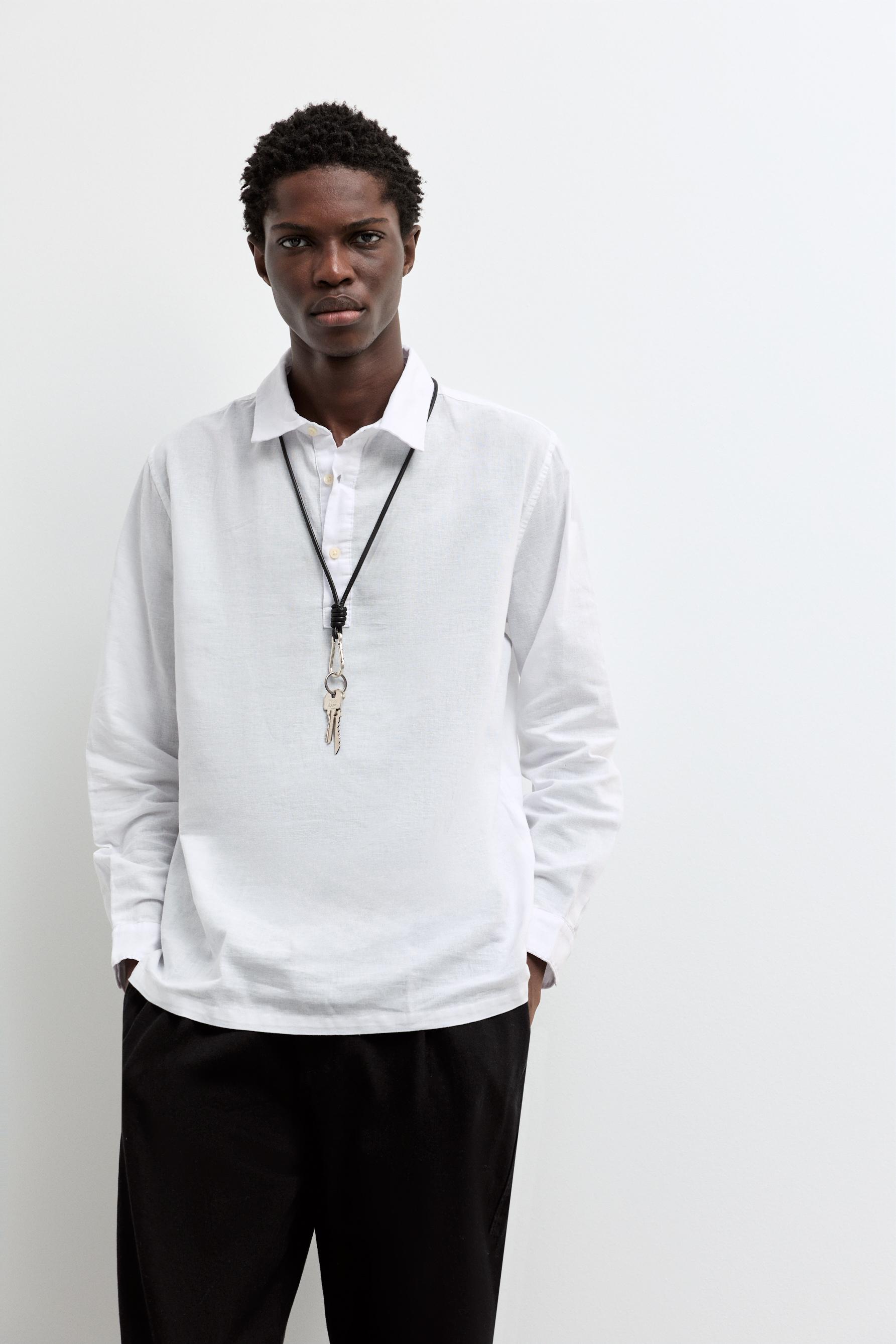 Polo lino - algodón