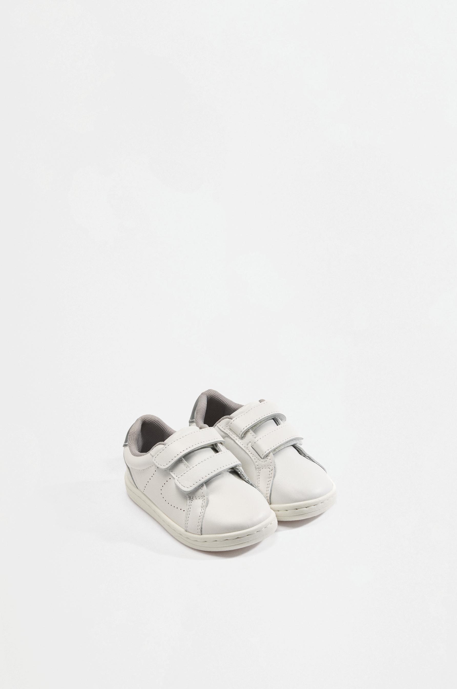 Barefoot leather sneakers — WHITE