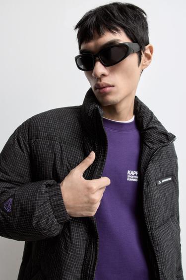 Kappa Culture x Lefties quilted jacket — ANTHRACITE GREY 5