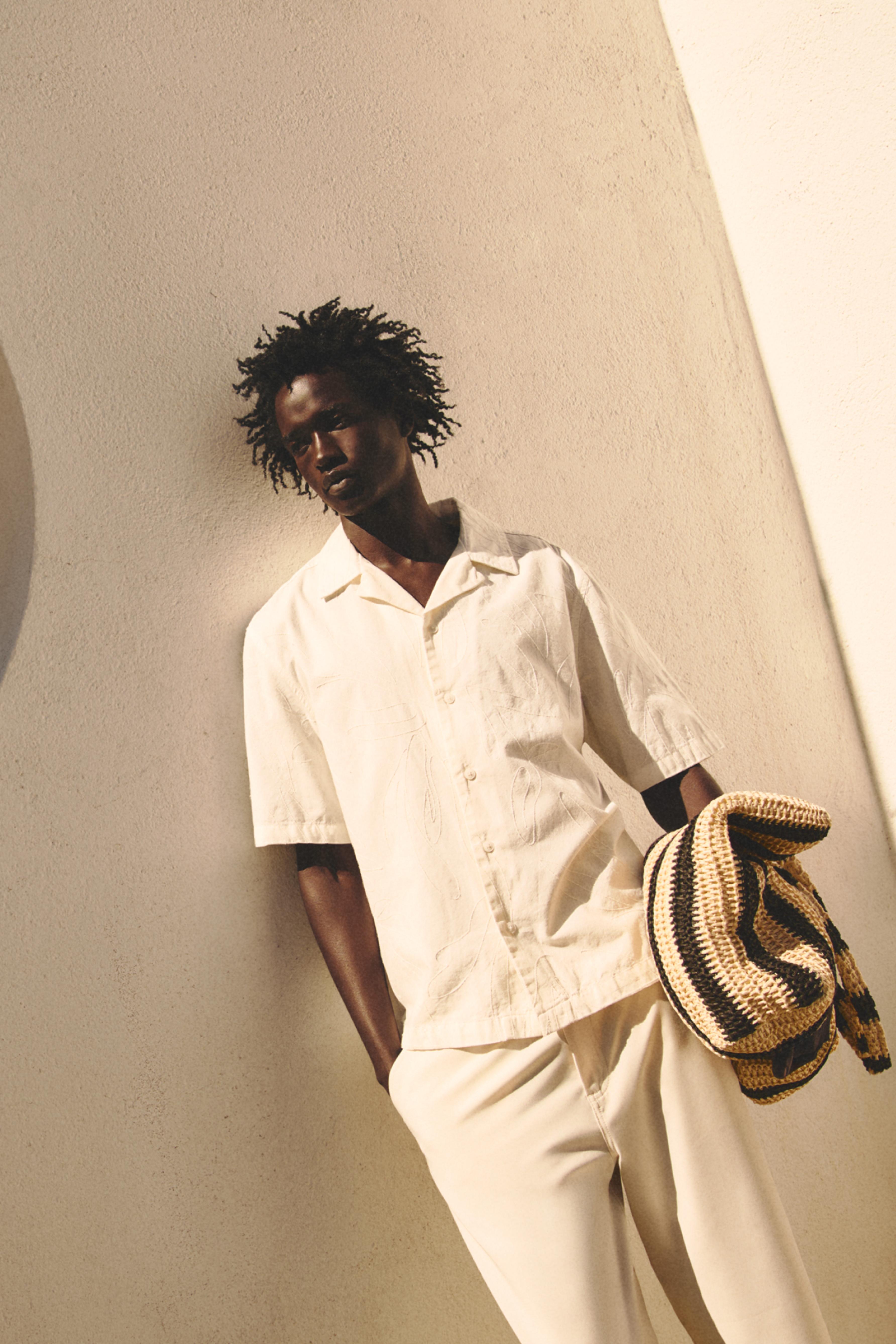 Embroidered Shirt — OFF WHITE