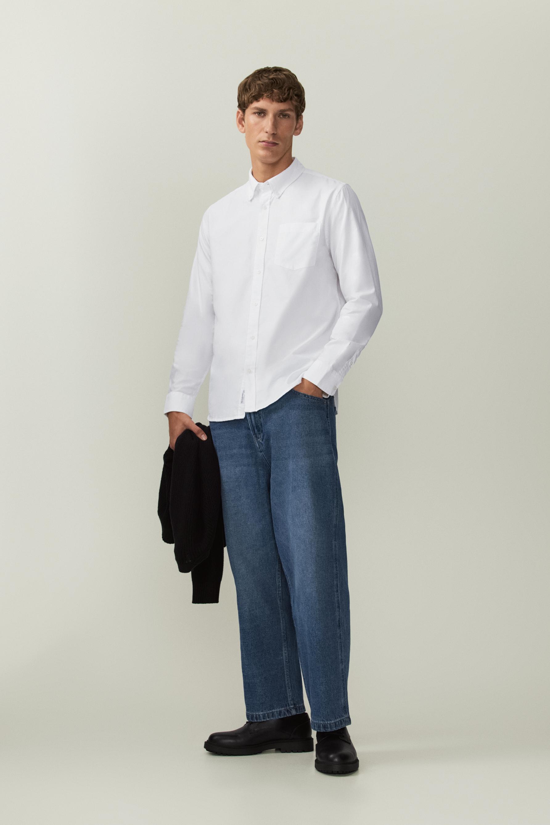 Oxford shirt — WHITE