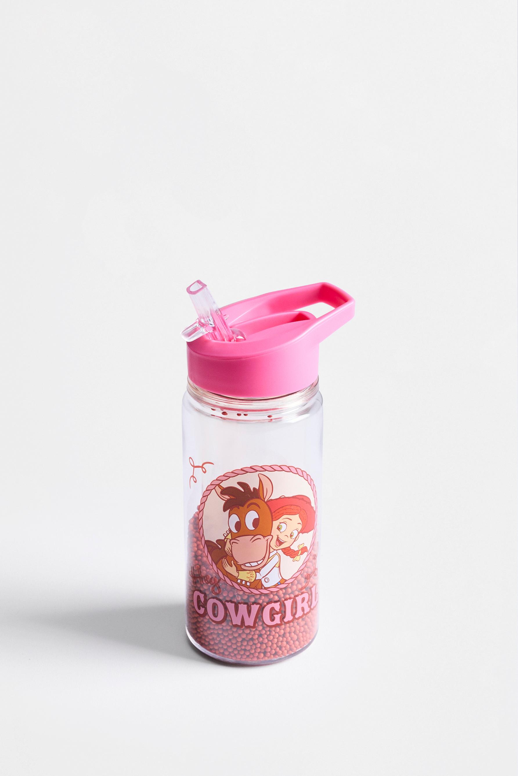 Toy Story ©Disney Cowgirl bottle with beads, 250 ml — PINK MARL