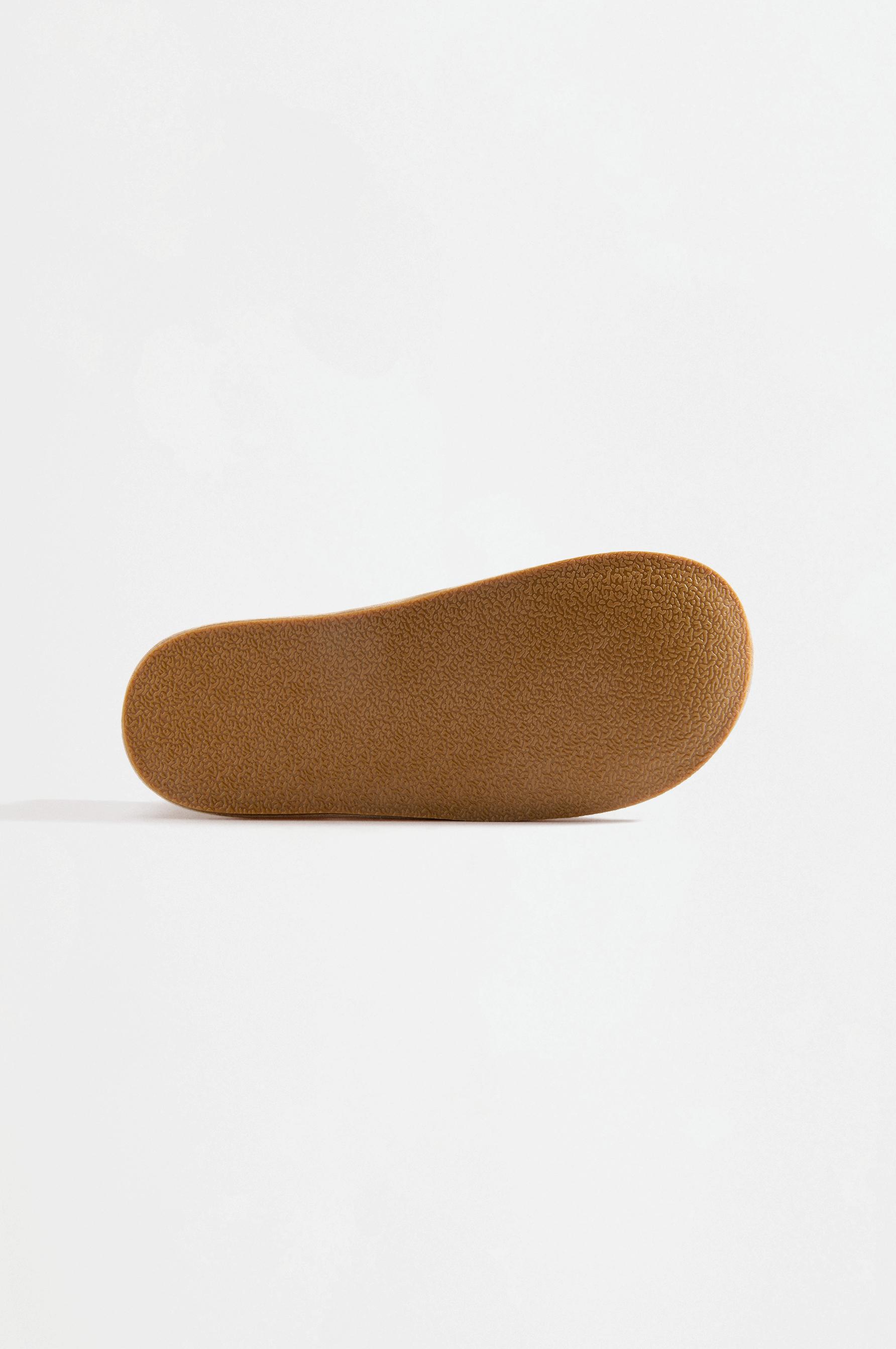 Barefoot Mary Jane ballet flats — BROWN