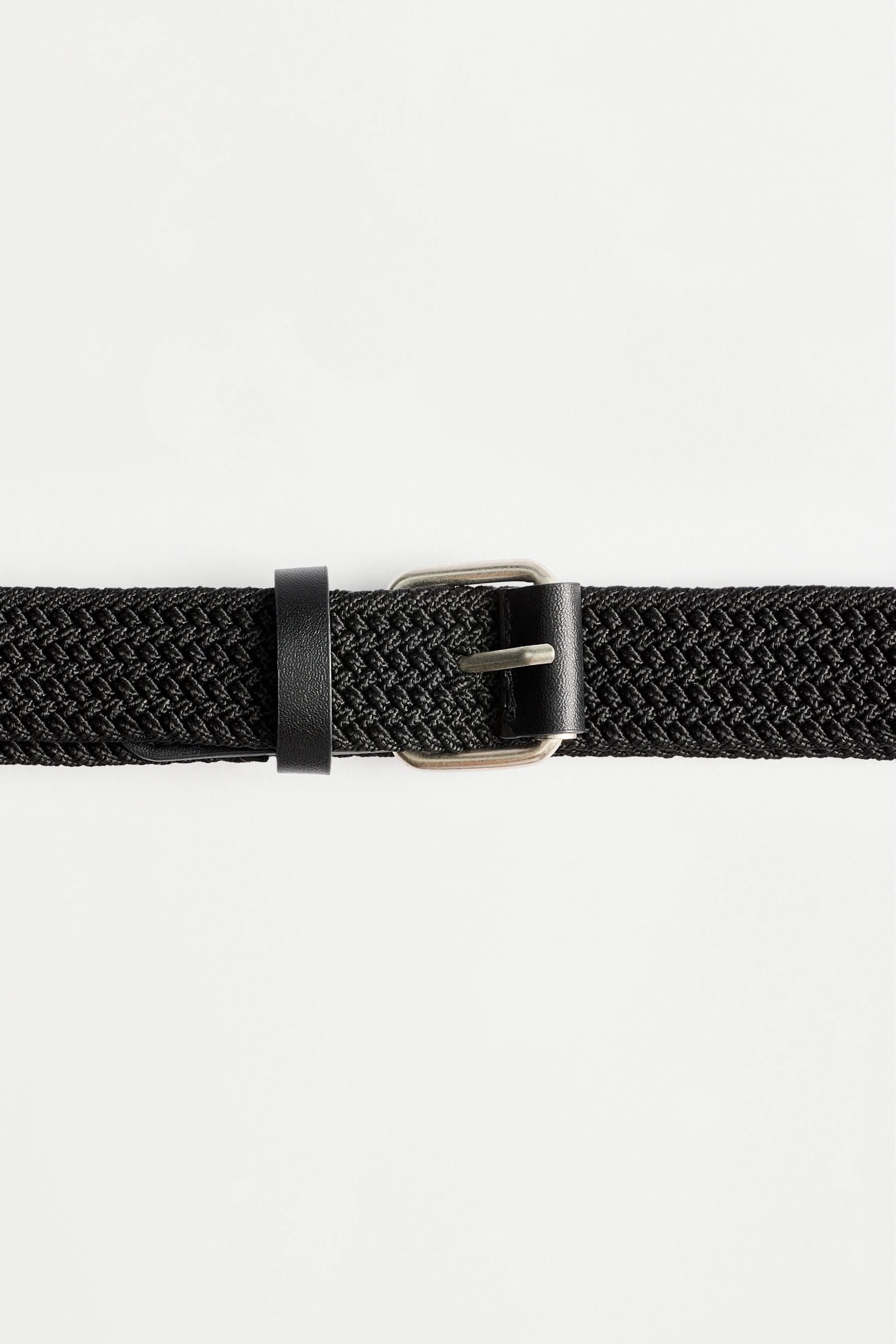 Braided belt — BLACK TONE