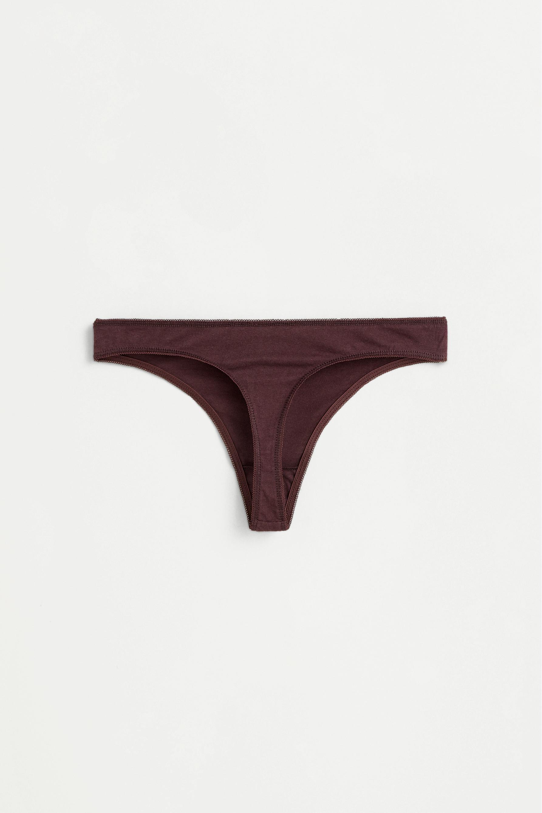 Pack 7 cotton thongs — VARIOUS