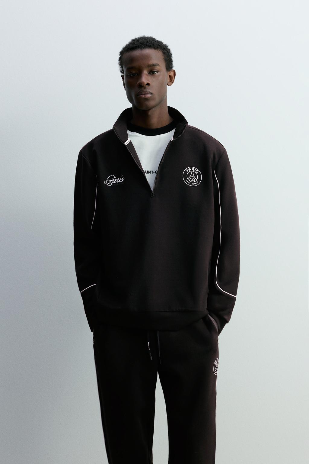Paris Saint-Germain x Lefties interlock zip-up sweatshirt