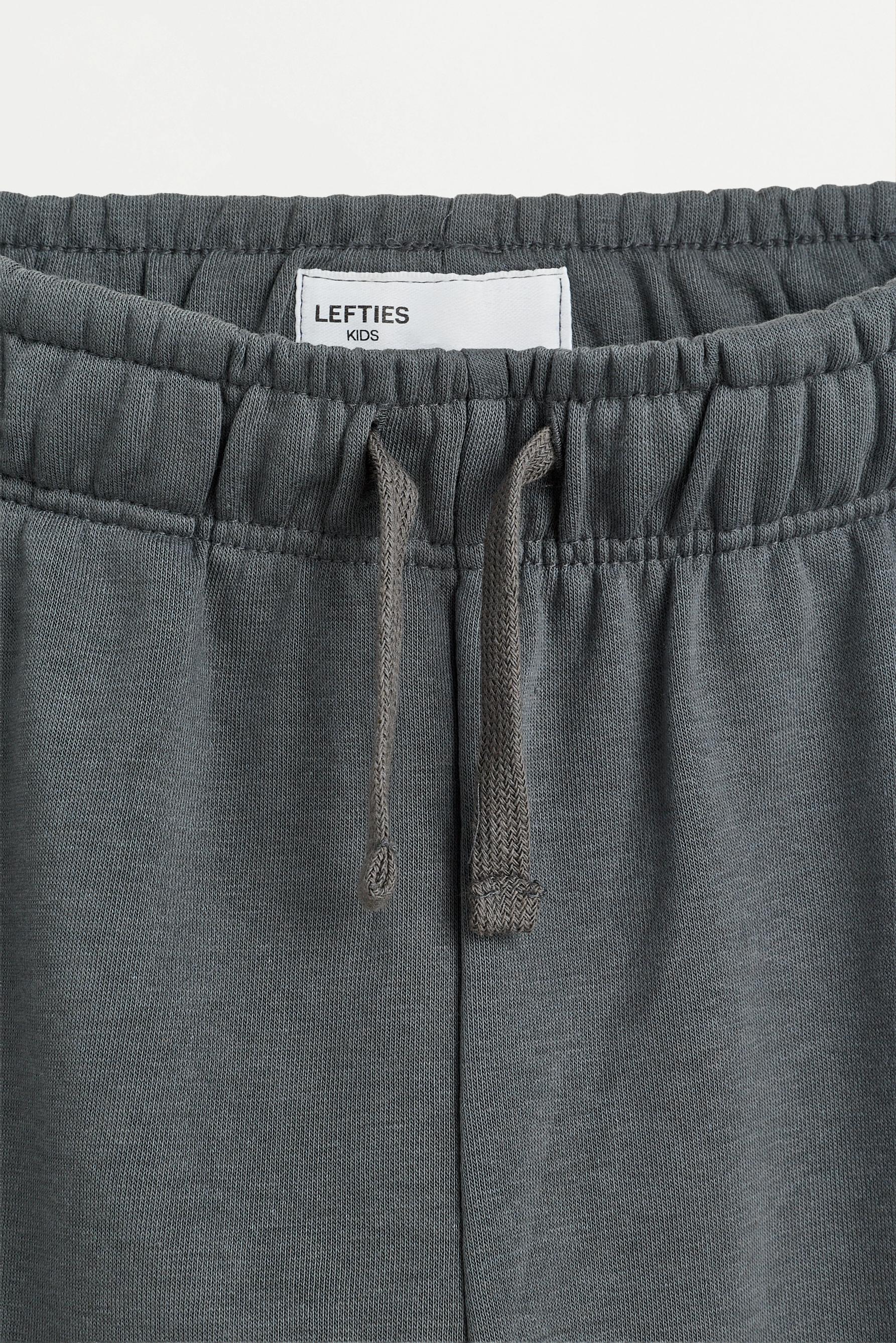 Jogger plush Bermuda shorts — DARK ANTHRACITE GREY