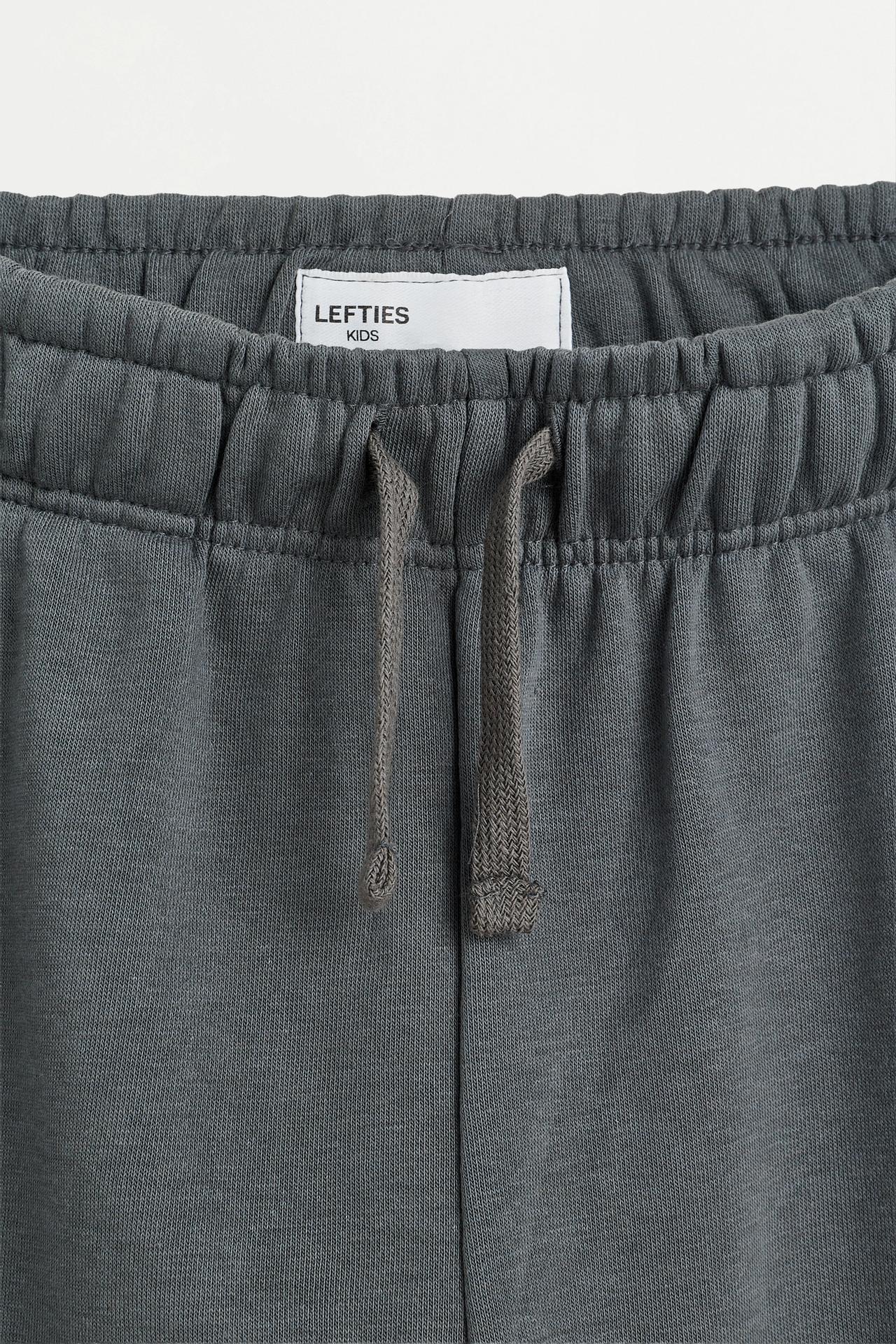 Jogger plush Bermuda shorts — DARK ANTHRACITE GREY