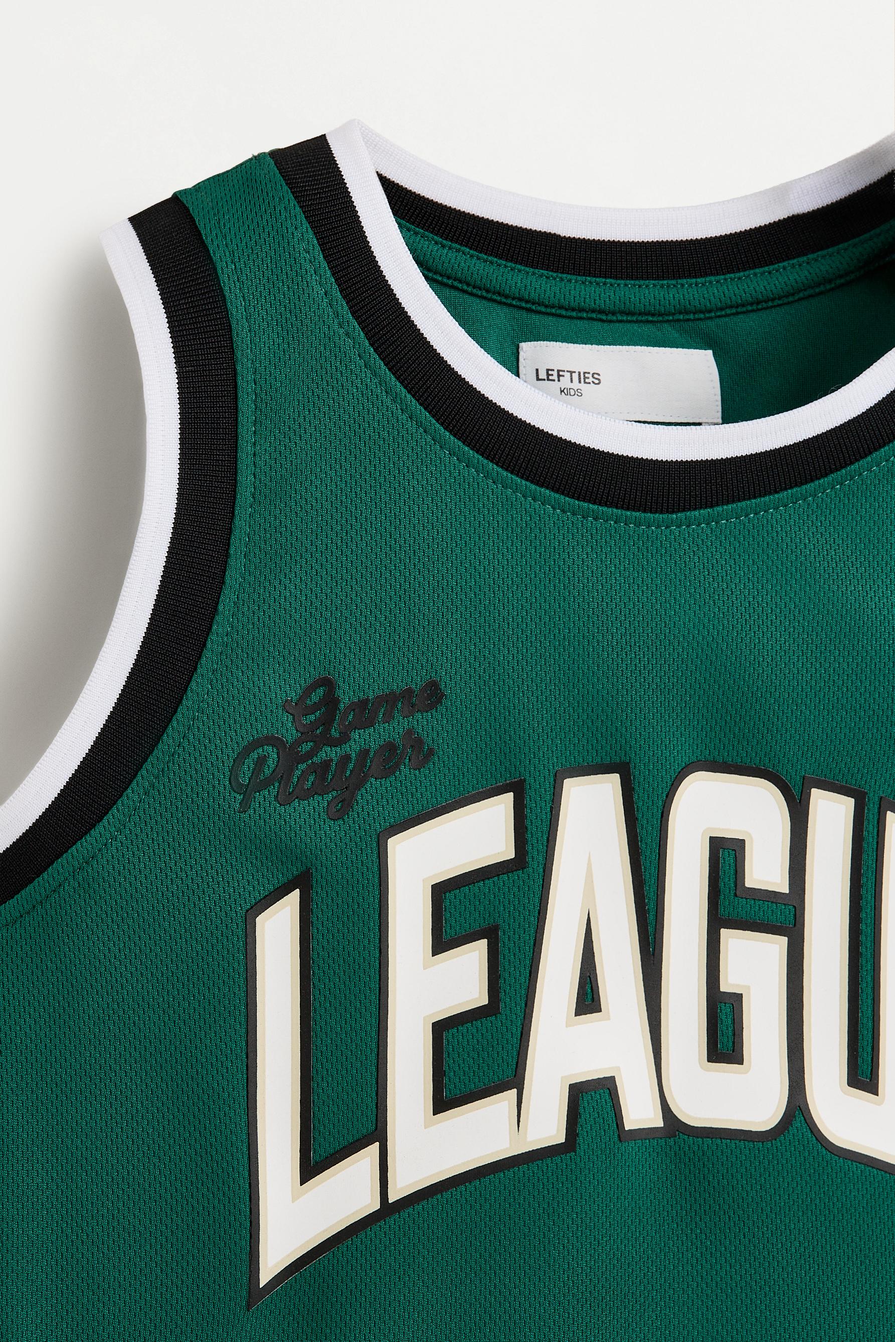 Basketball tank top and shorts set — GREEN