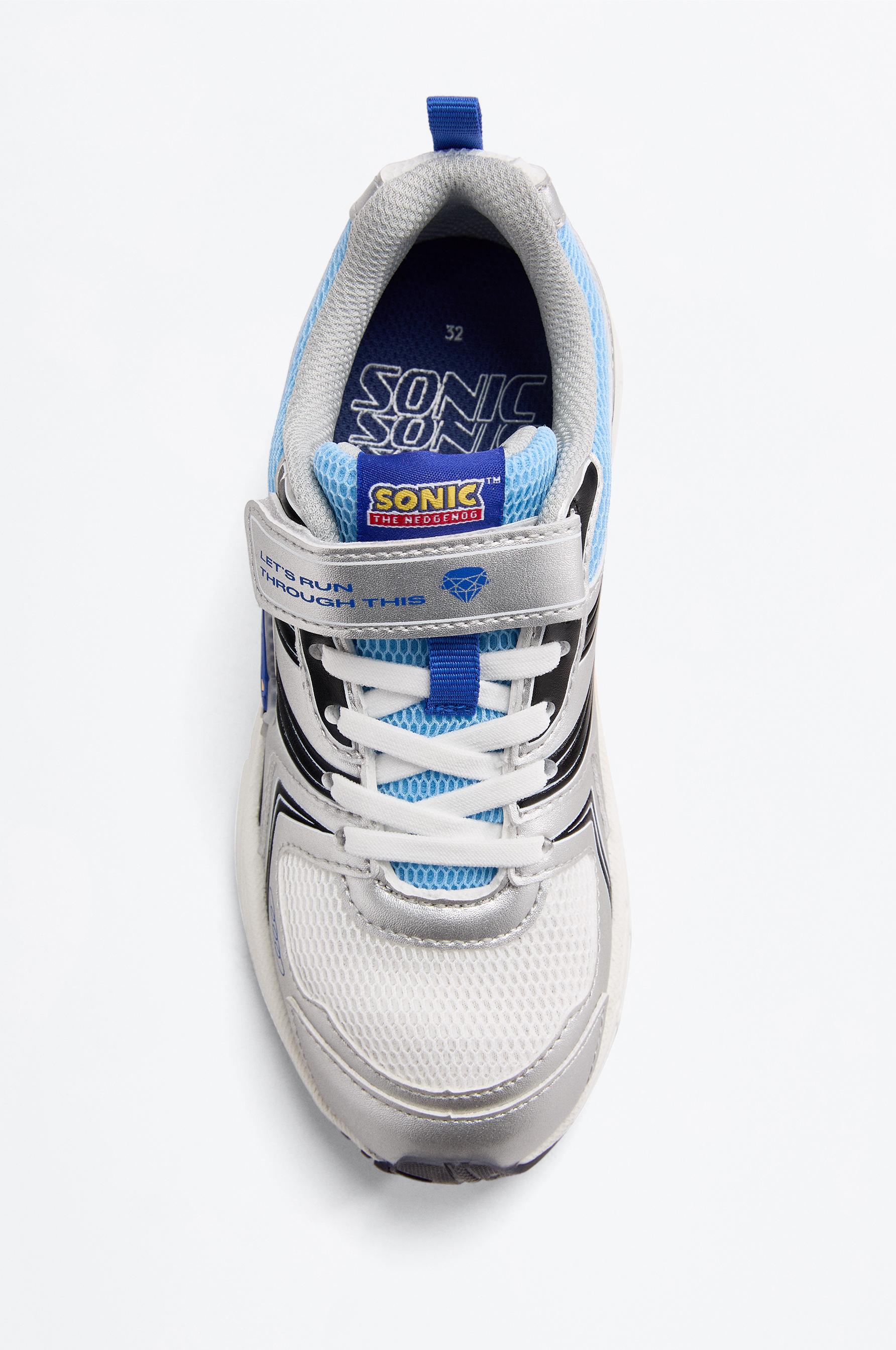 Sonic™ | Sega patch sneakers — SILVER