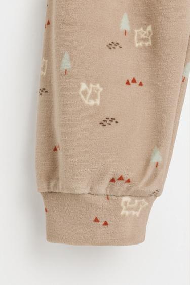 Printed velvety pyjamas — OCHRE 7