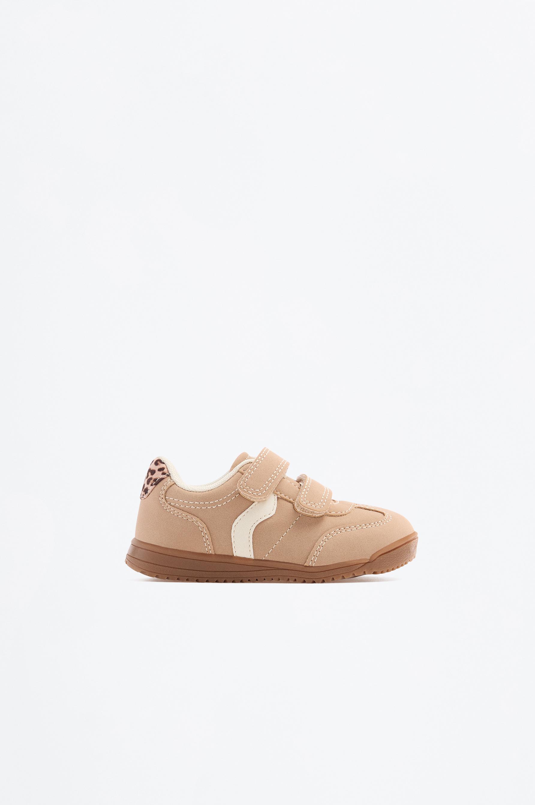 Retro animal print sneakers — BROWNISH TONE