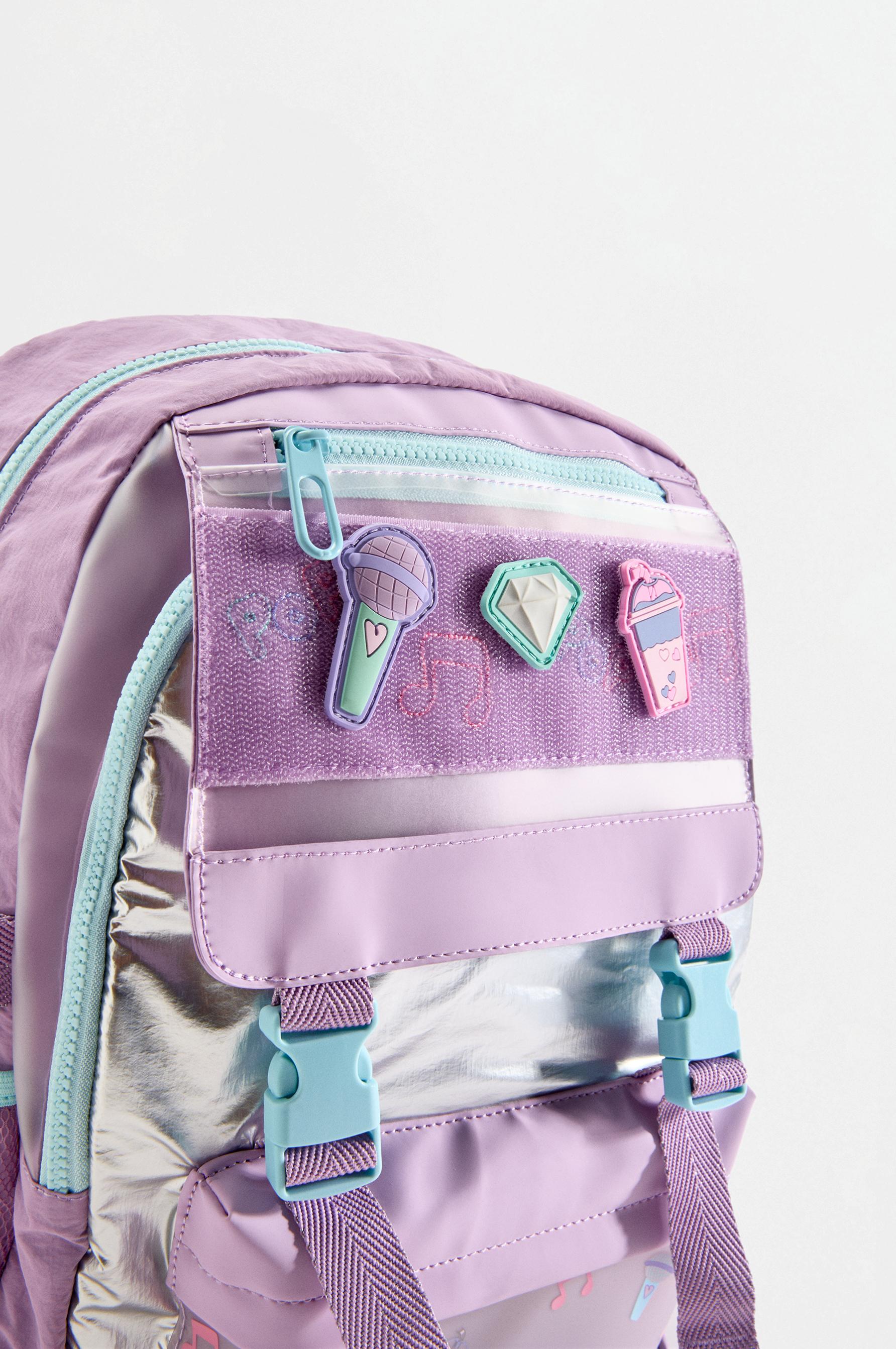 Multi-pocket pop backpack — Tan