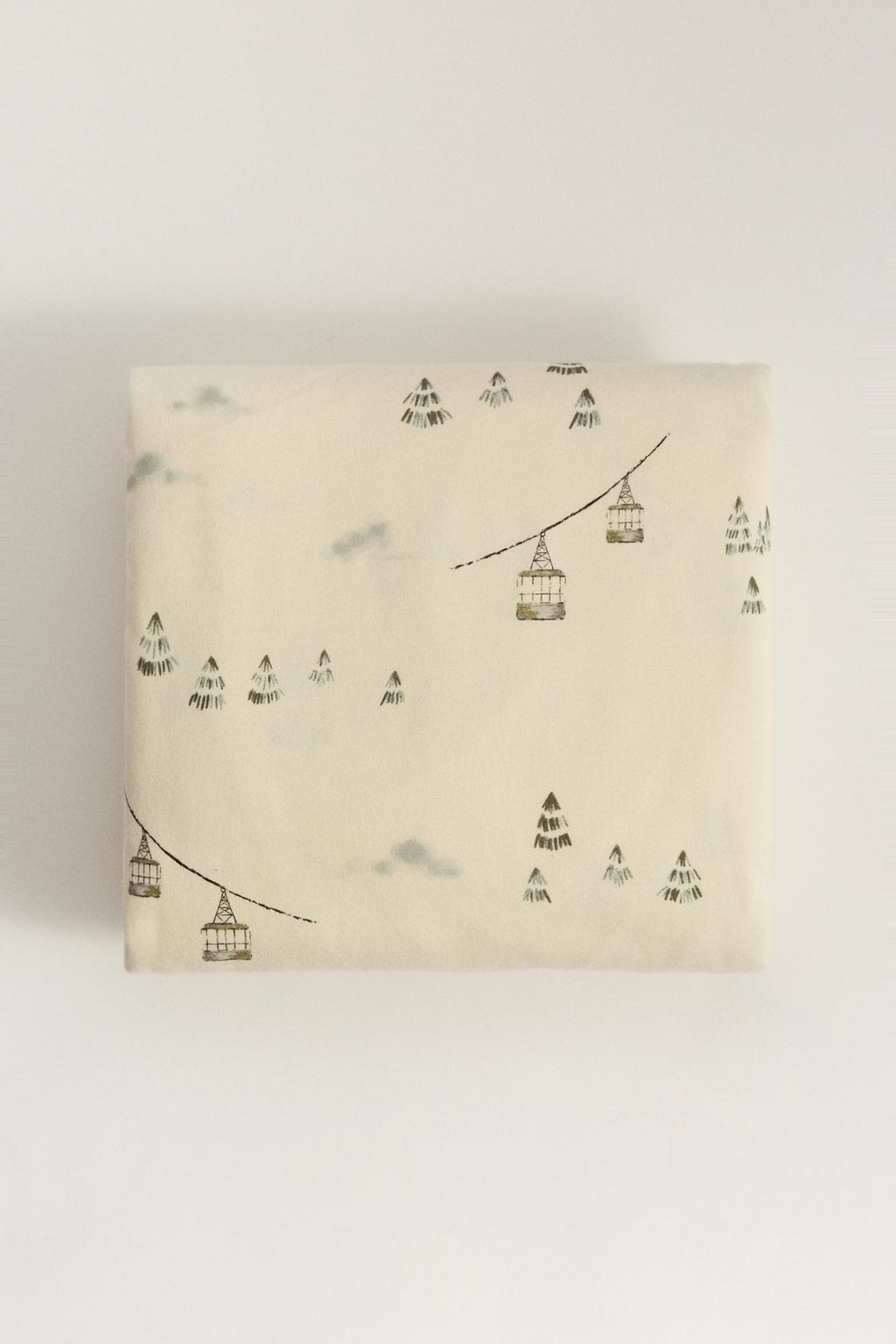 Funda nórdica franela teleférico 240 x 220 cm