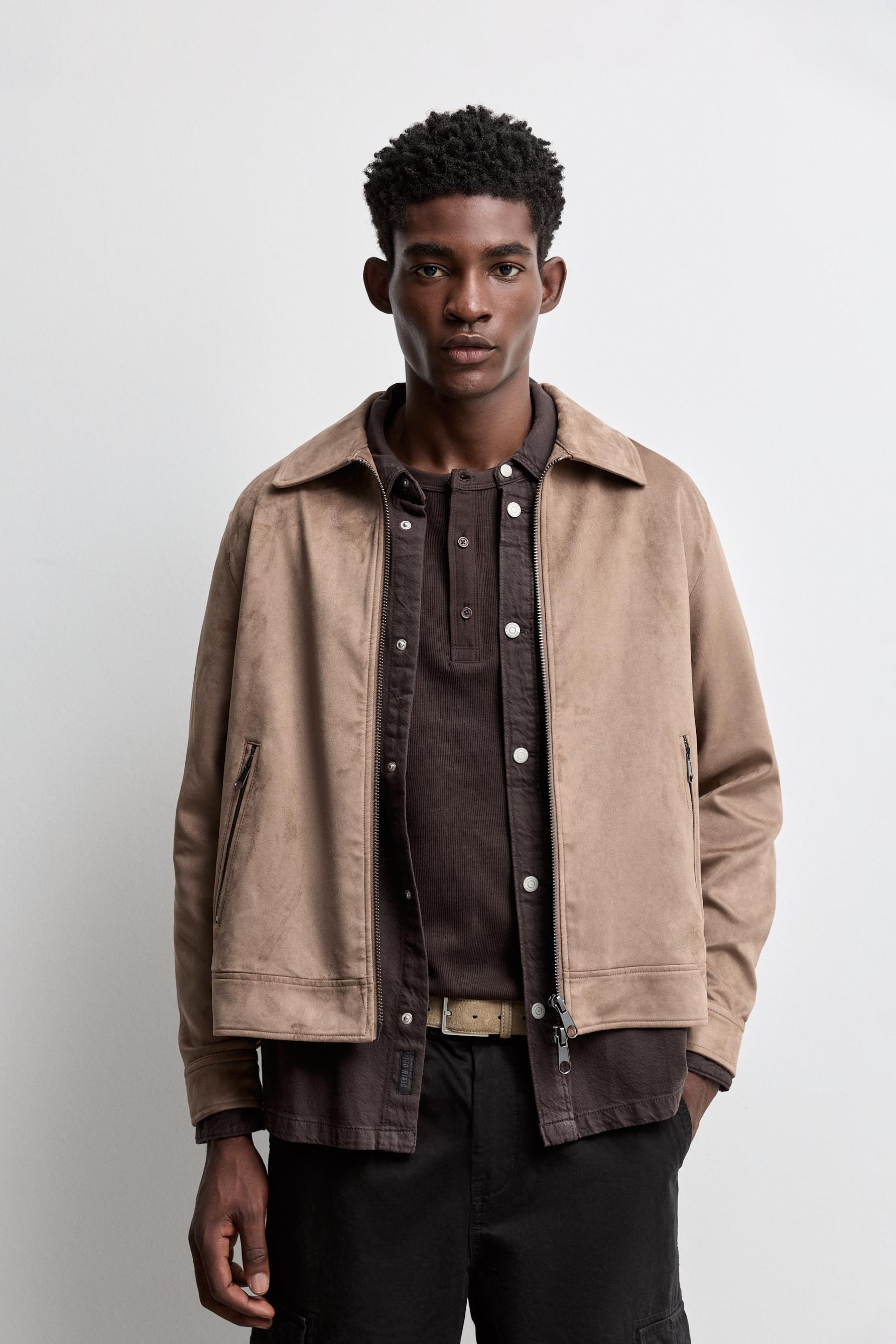 Faux suede jacket — OCHRE