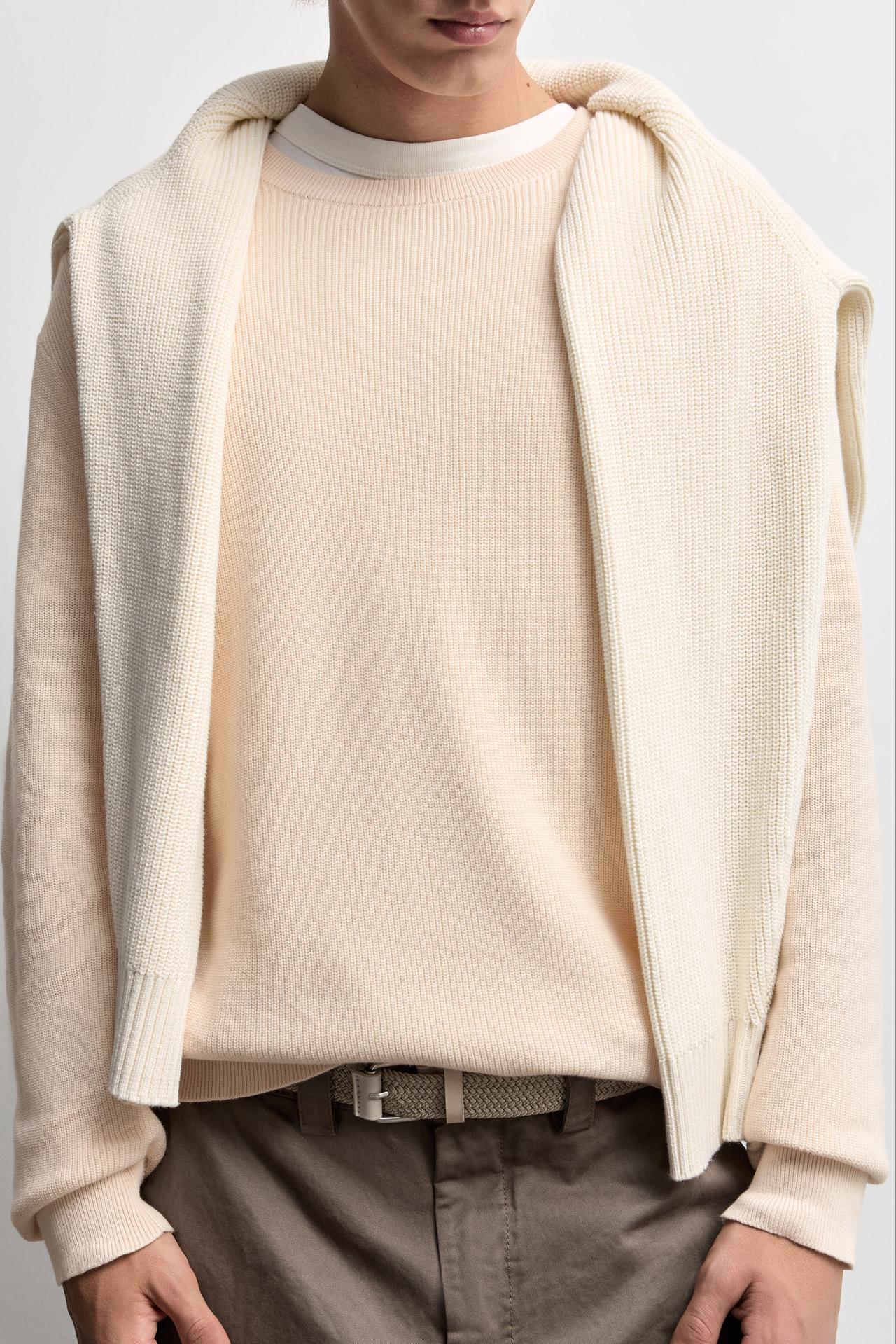 Textured sweater — OFF WHITE