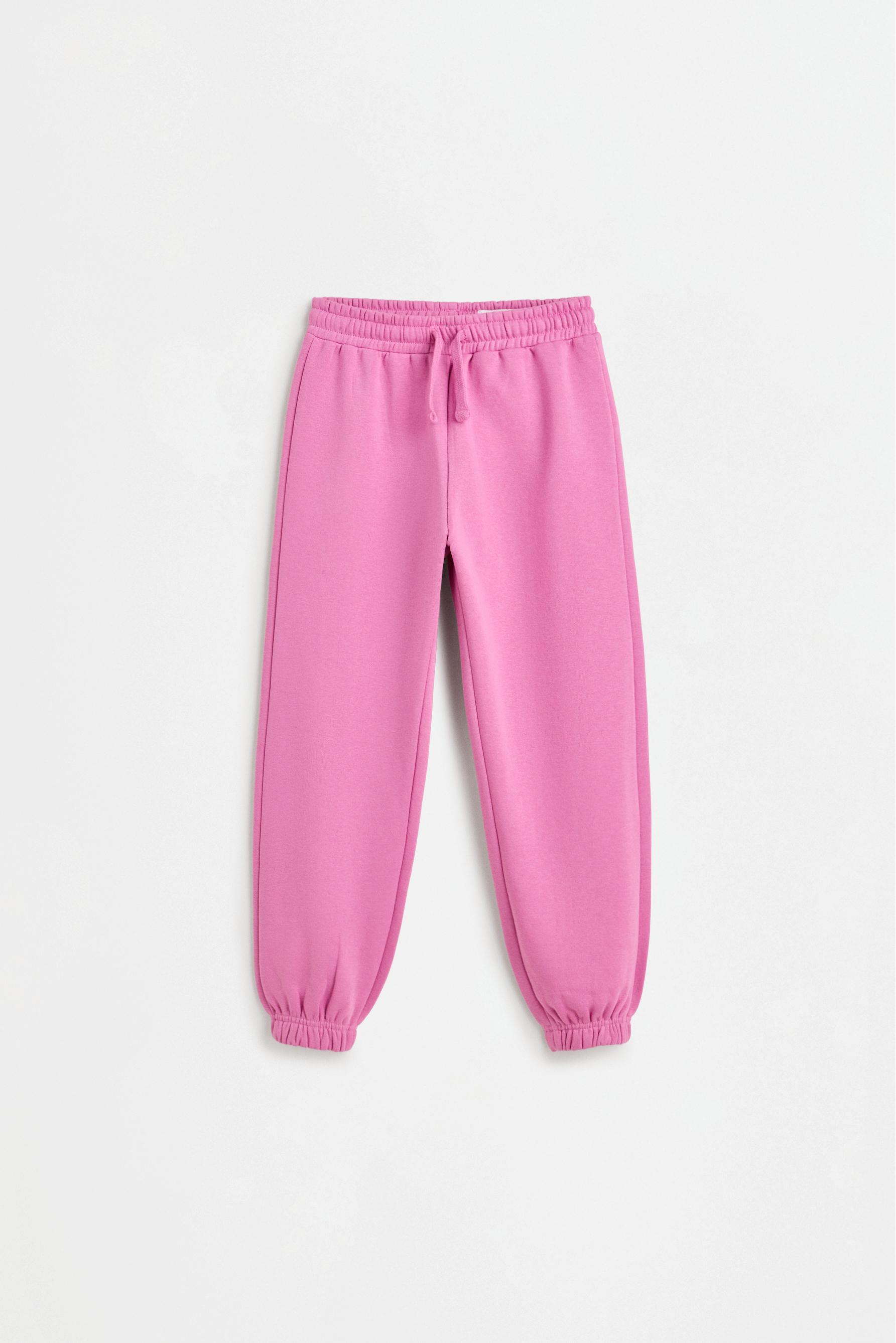 Cotton regular joggers — STRAWBERRY