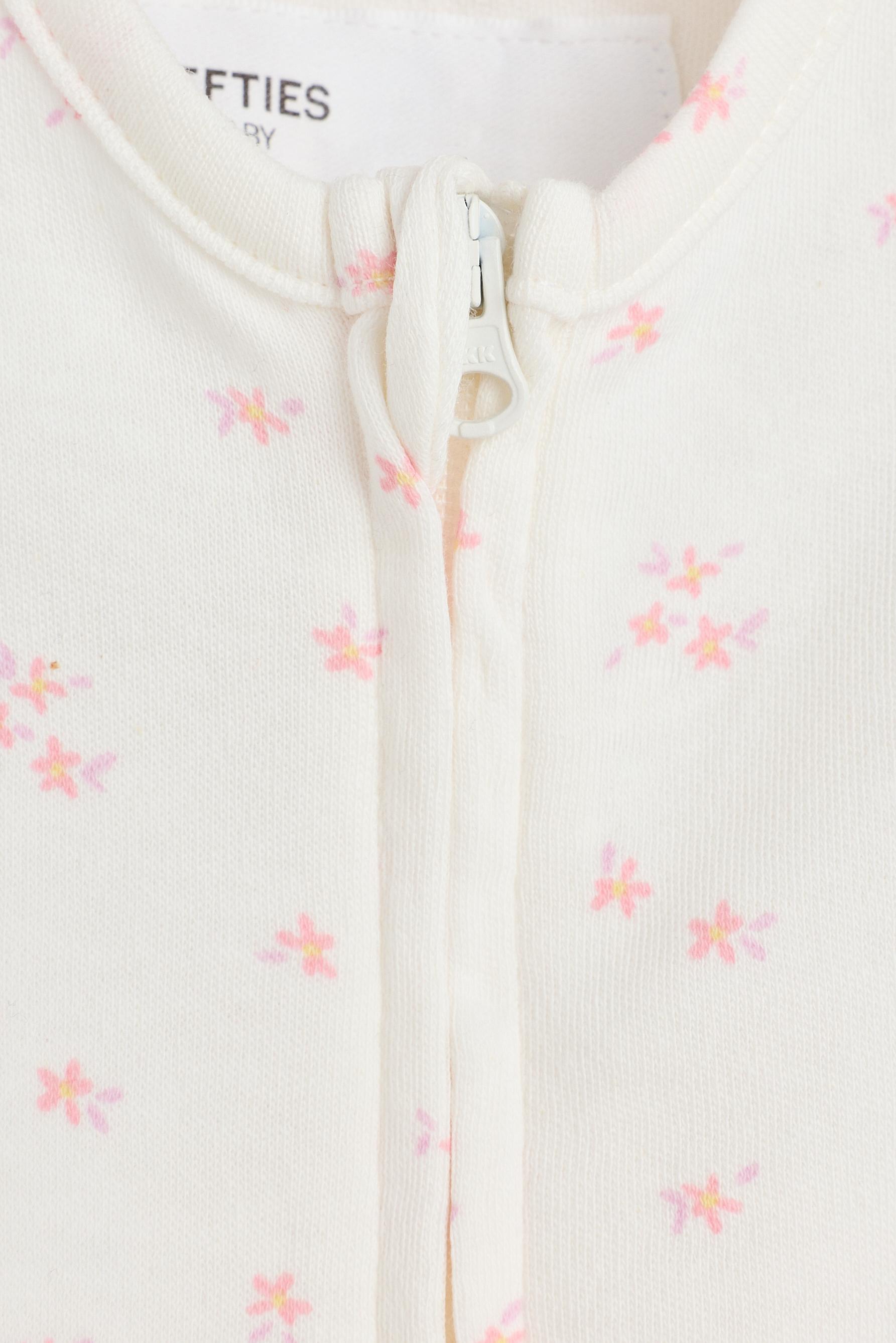 Interlock sleepsuit — PINK