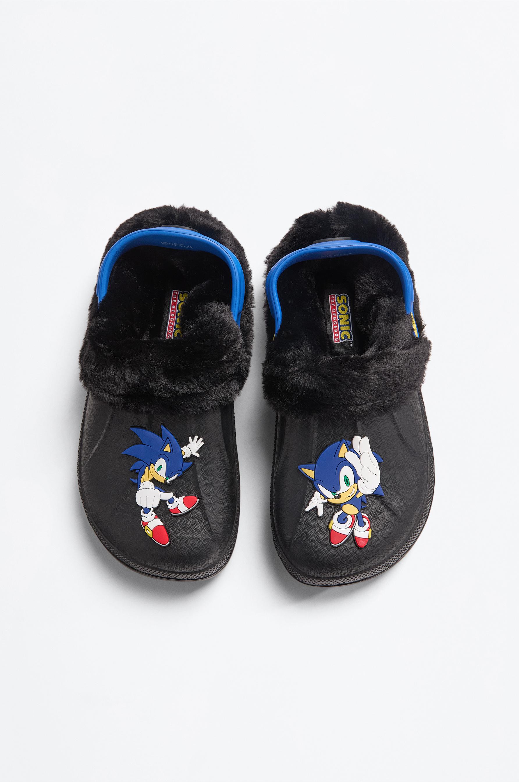 SONIC™ | SEGA lined clogs — BLACK