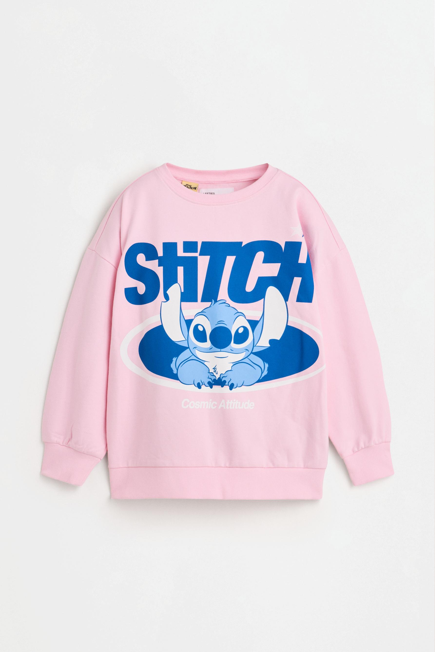Stitch ©Disney sweatshirt and flared leggings co-ord — PINK