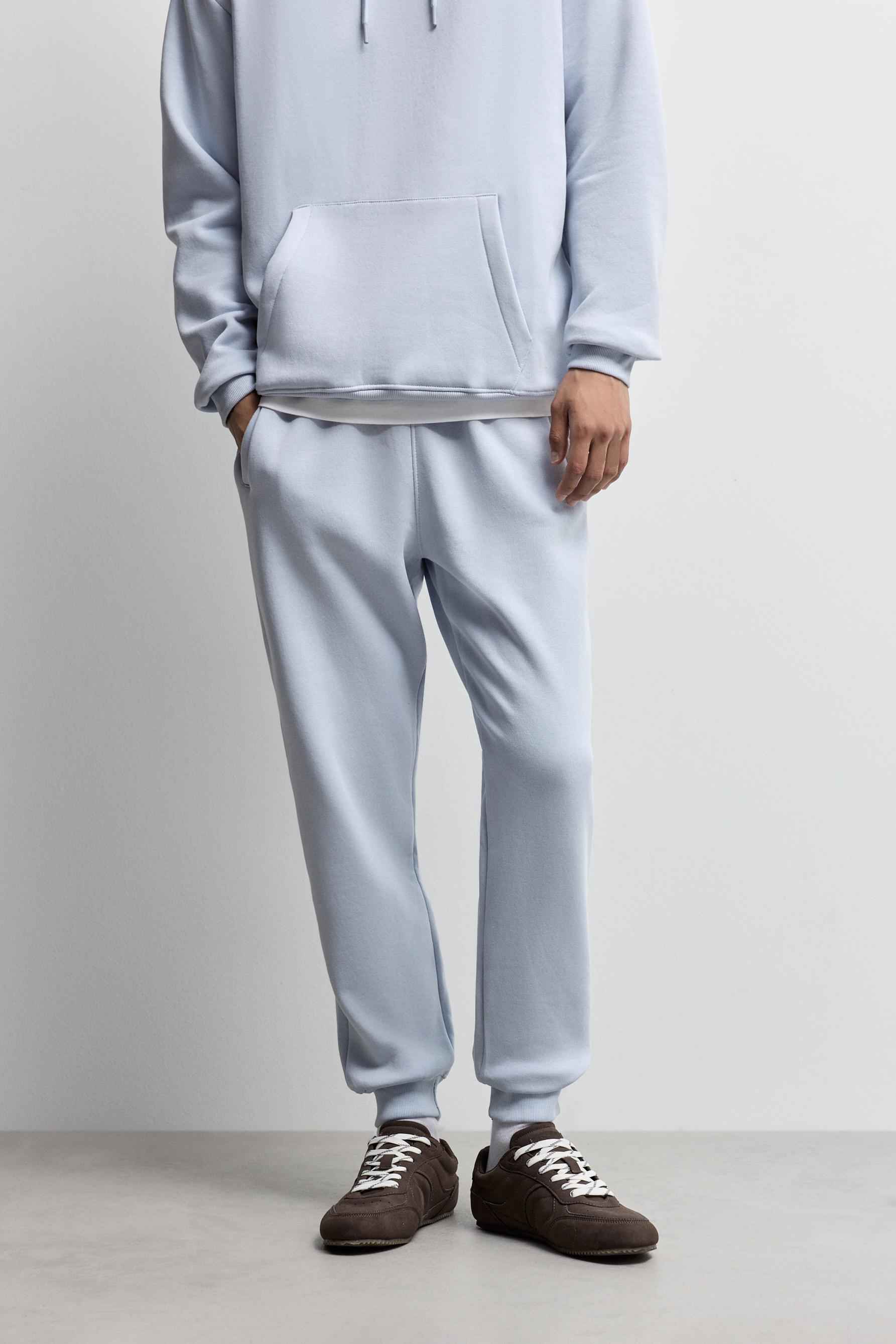 Regular fit tracksuit bottoms — SKY BLUE