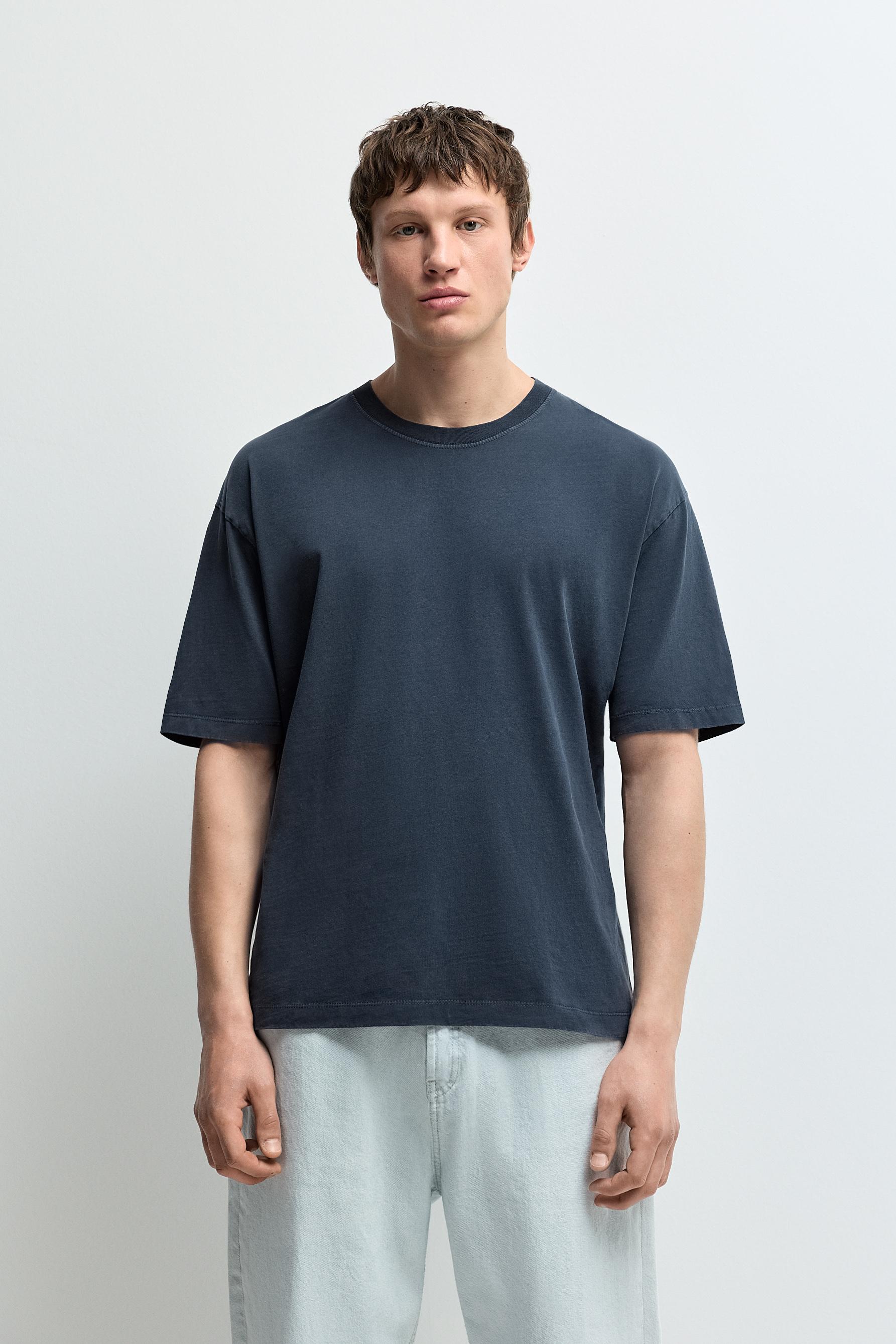 Camiseta efecto lavado