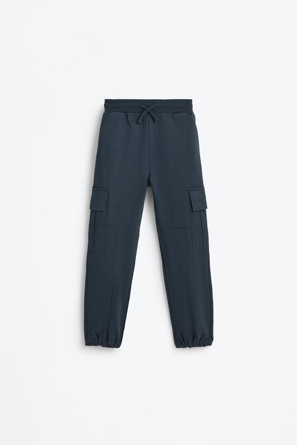Plush cargo trousers