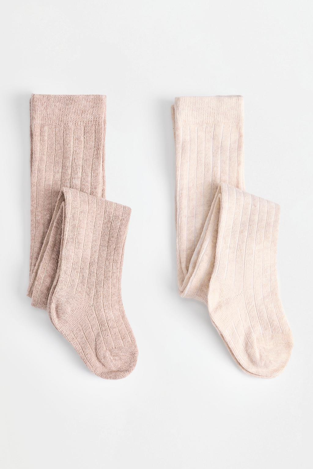 Ribbed tights (2 Pack)