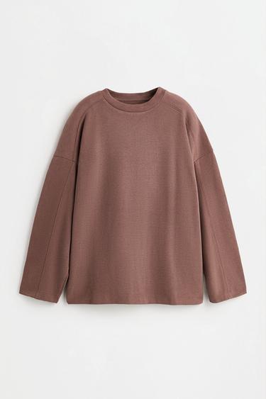Loungewear sweatshirt — TAUPE BROWN 6