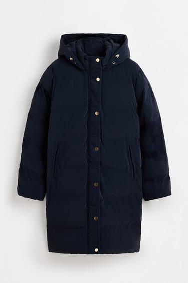 Long quilted coat — DARK BLUE 6