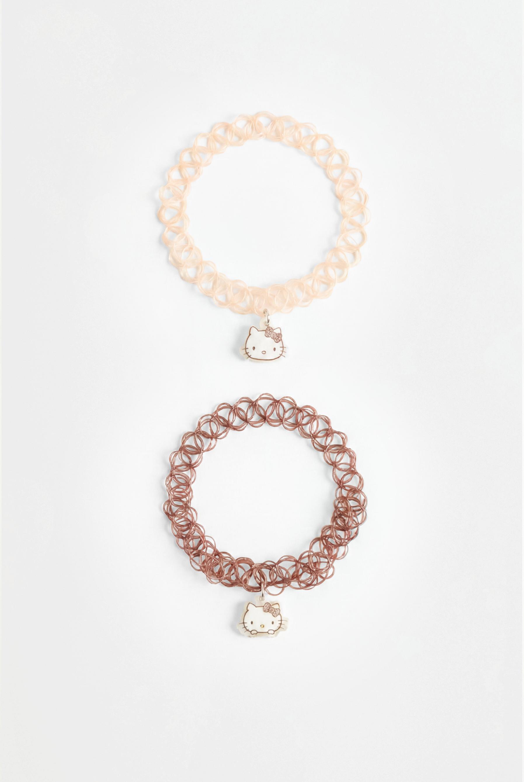 Hello Kitty ©SANRIO Chokers (2-Pack) — BEIGE
