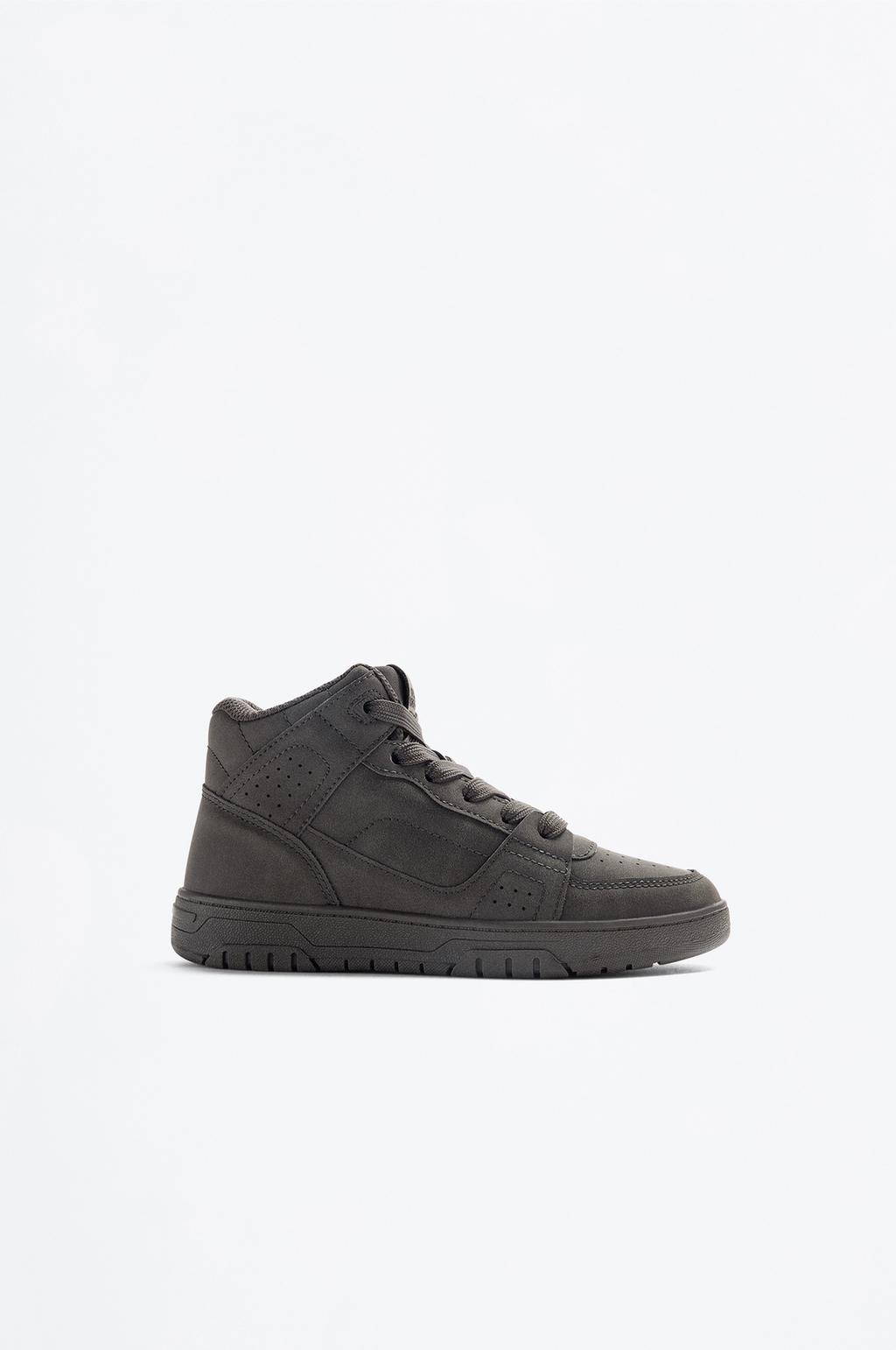Solid Color Street Ankle Sneaker