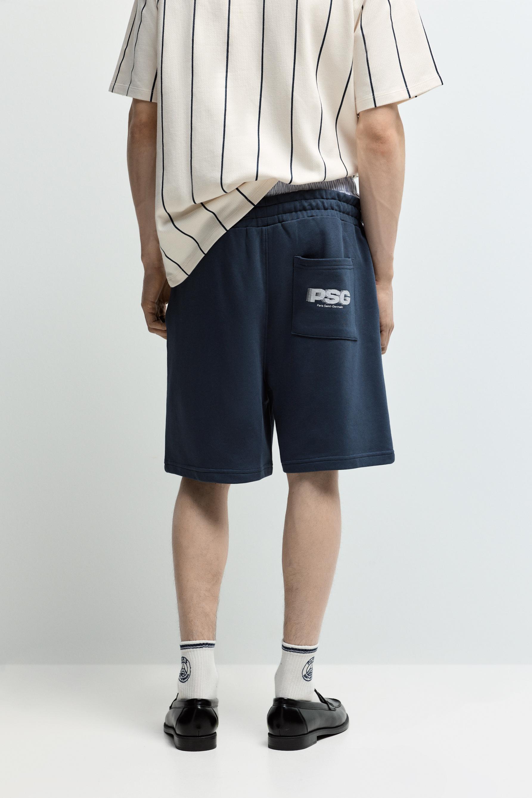 Paris Saint-Germain x Lefties tracksuit Bermuda shorts — OCEAN BLUE