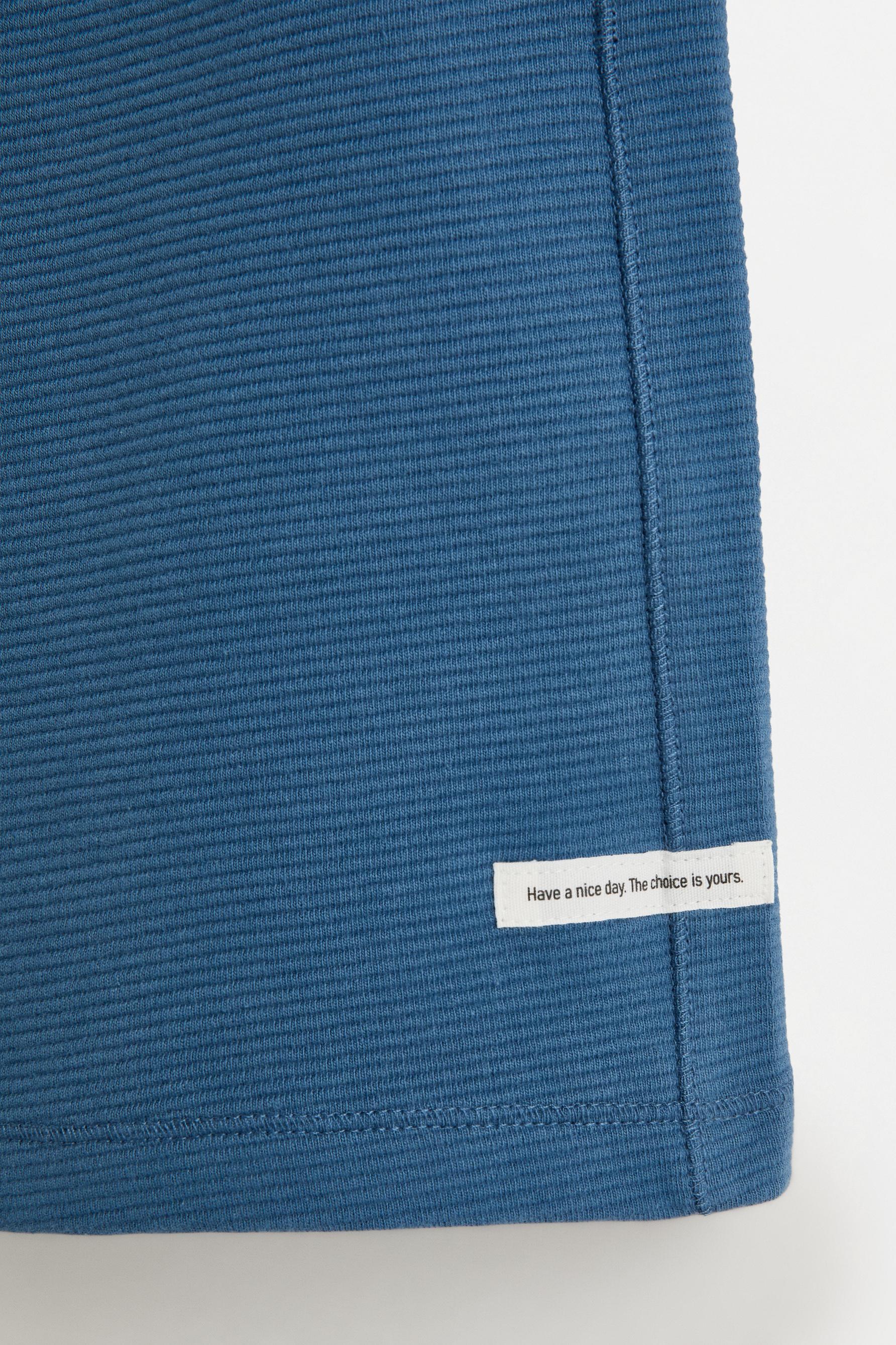 Ottoman Bermuda shorts — MEDIUM BLUE