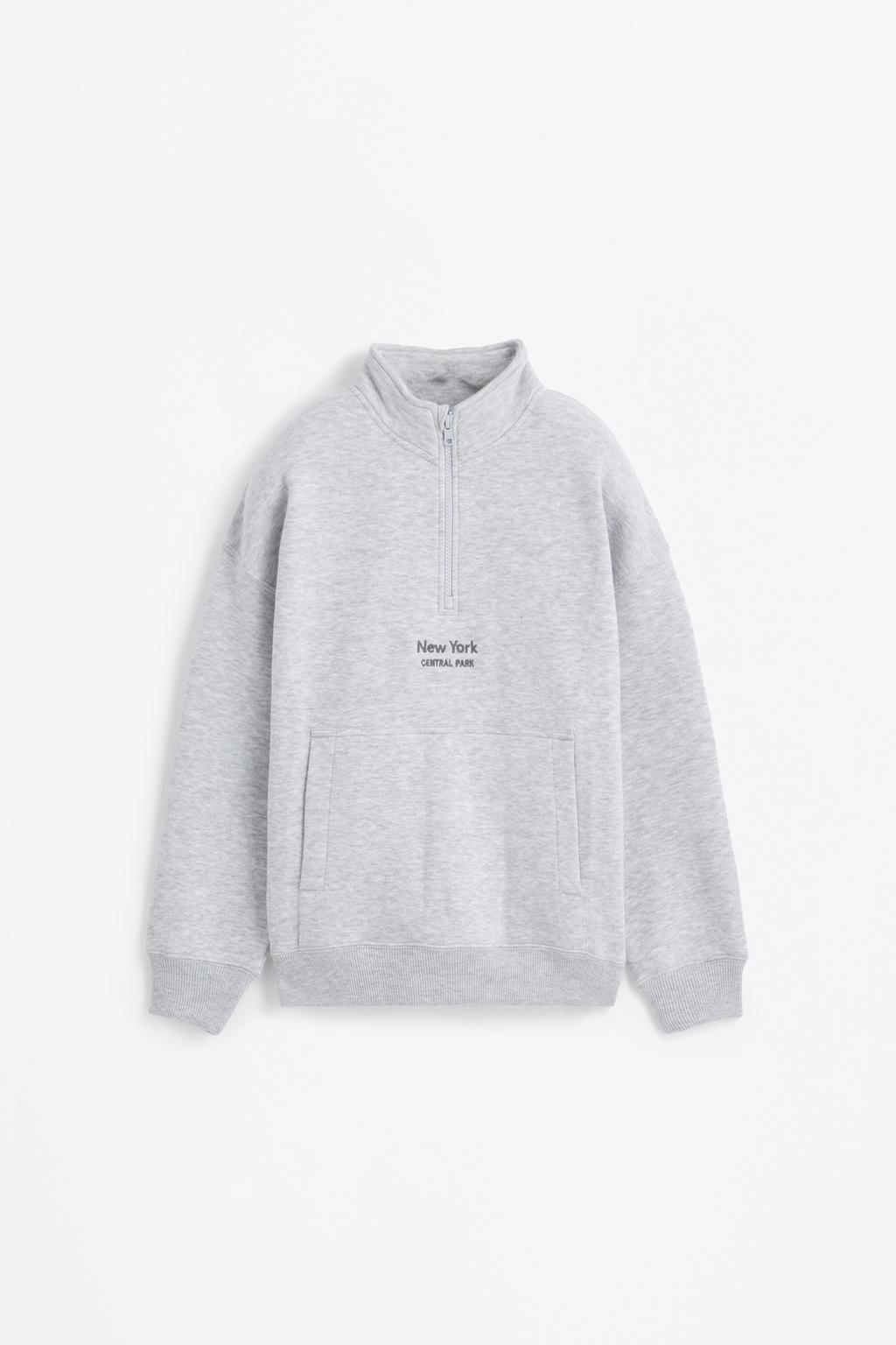 Quarter-zip sweatshirt