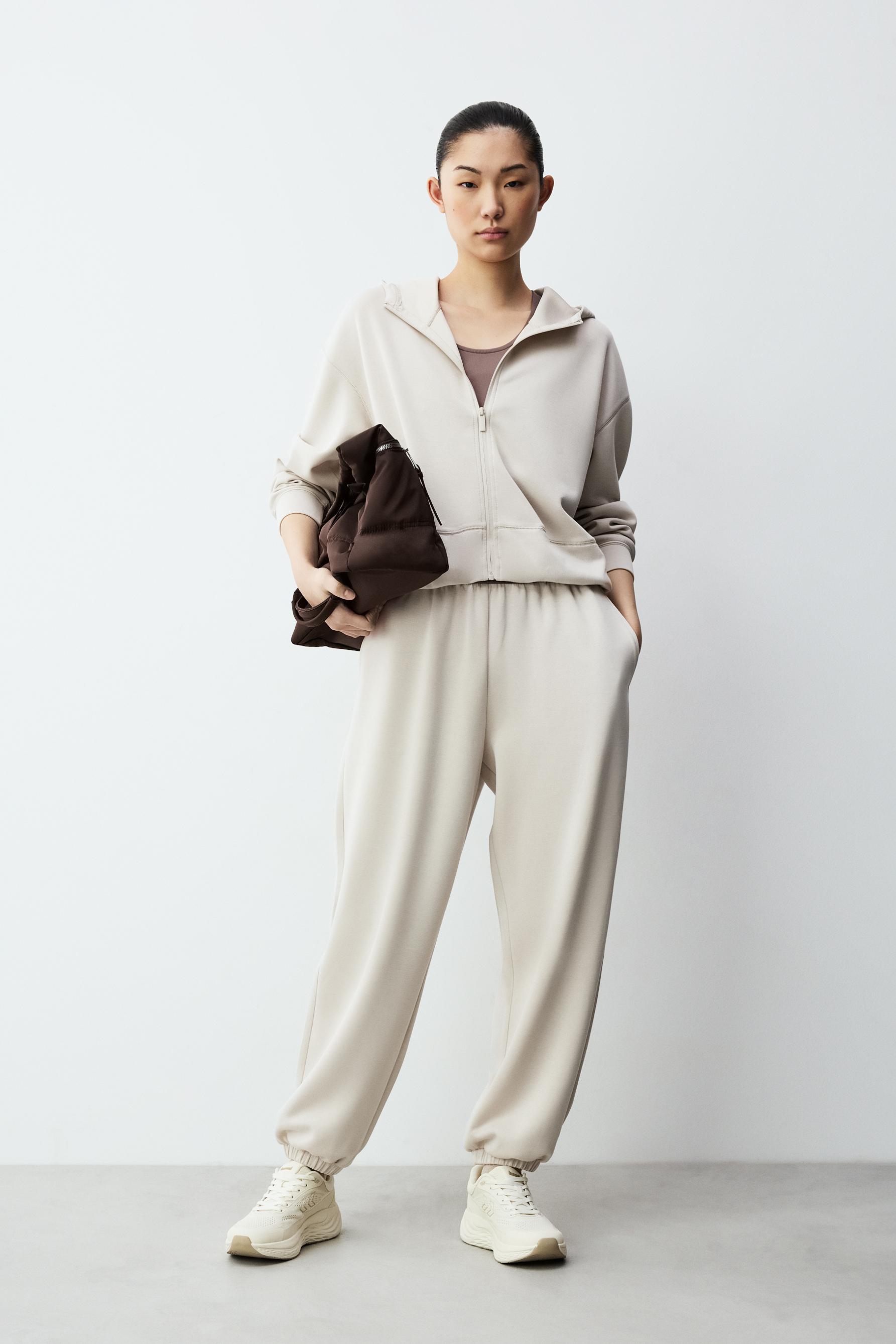 Quilted shopper bag — BROWN