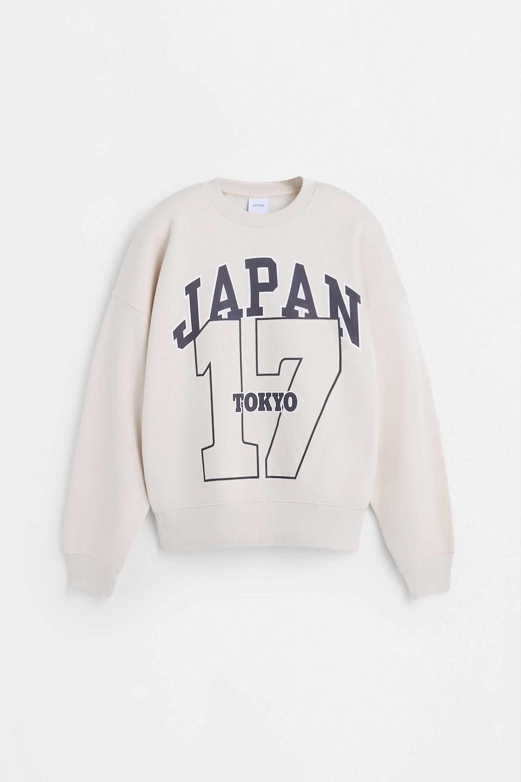 Printed sweatshirt — MEDIUM ECRU