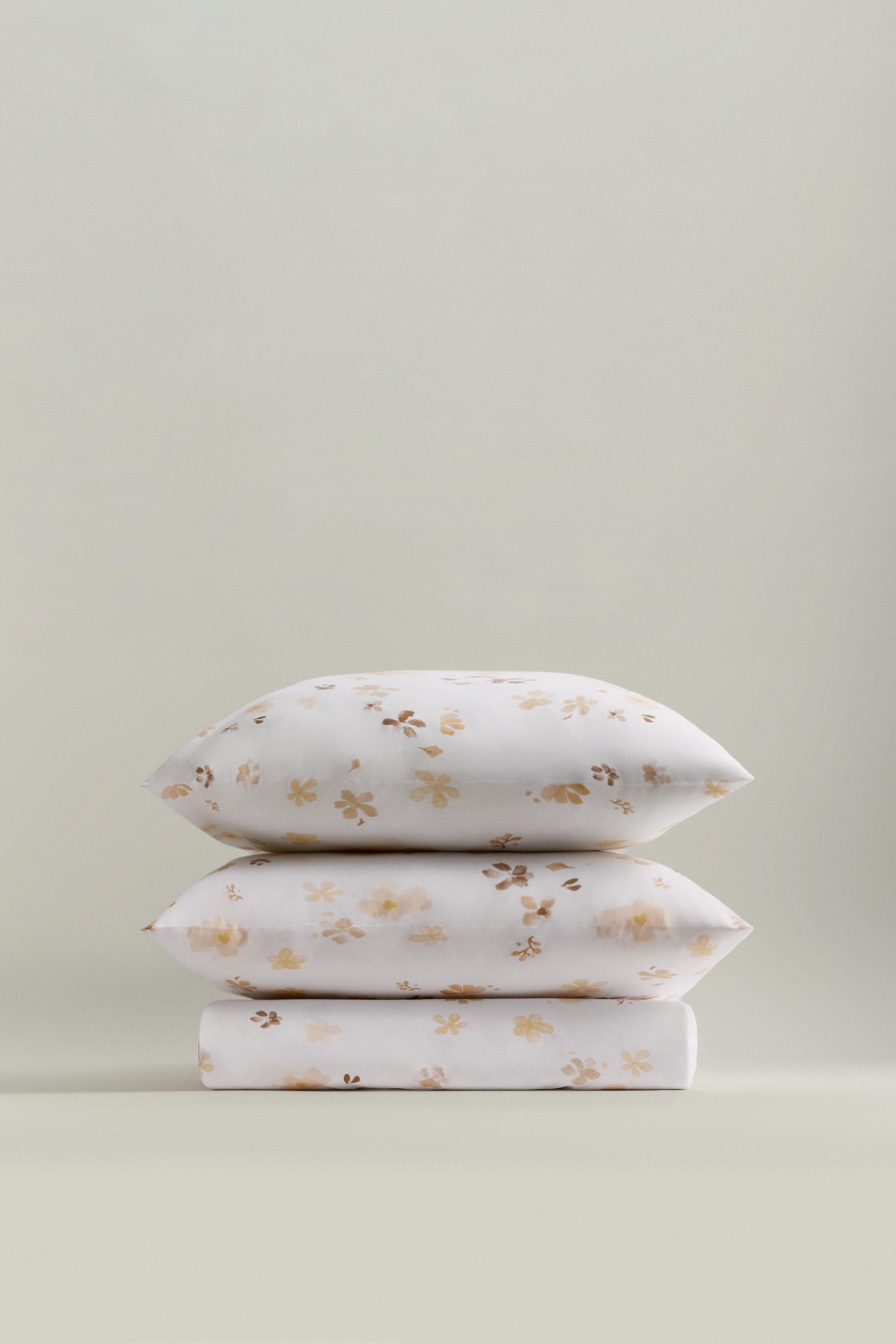 Funda nórdica flores acuareladas 240 x 220cm