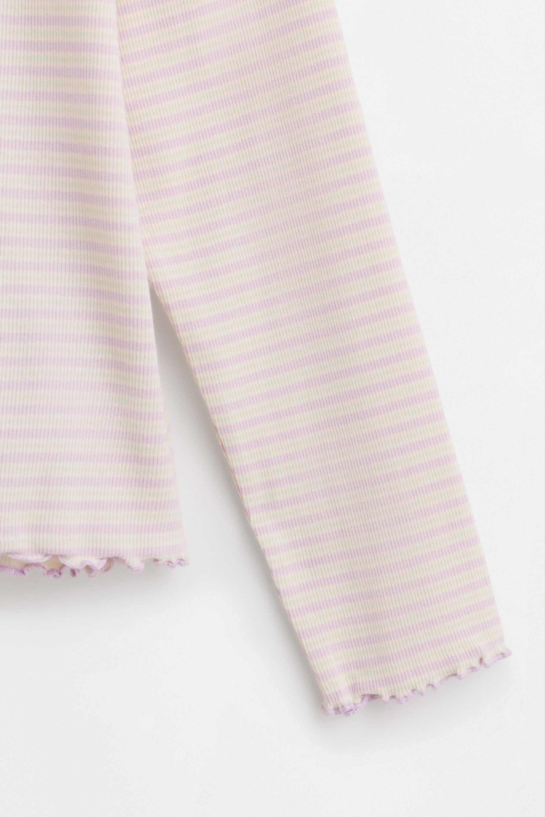Ribbed animal print pyjamas — STRIPED