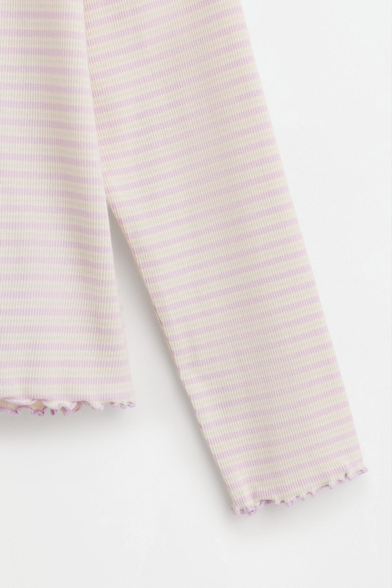 Ribbed animal print pyjamas — STRIPED