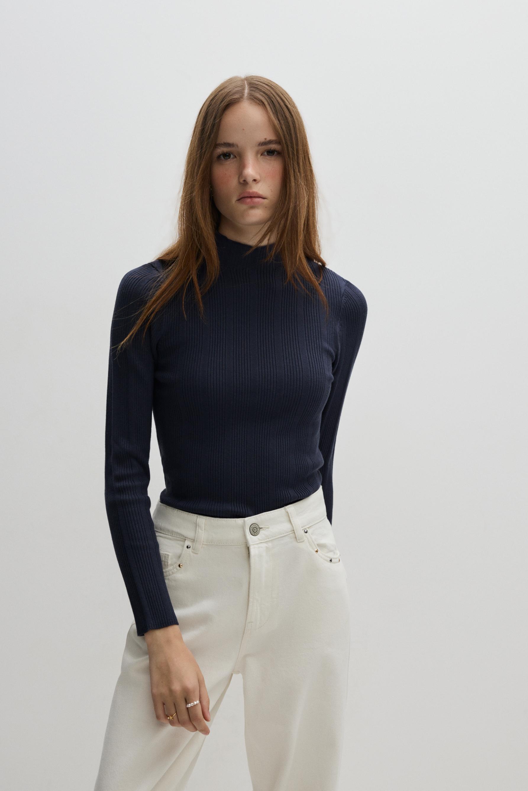 Jersey cuello subido