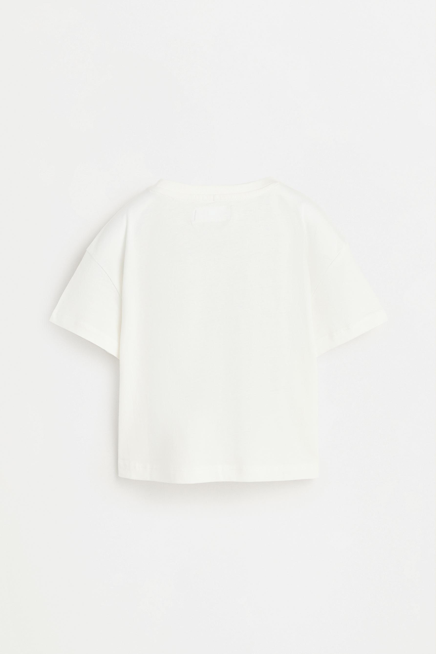 Raised print T-shirt — OFF WHITE