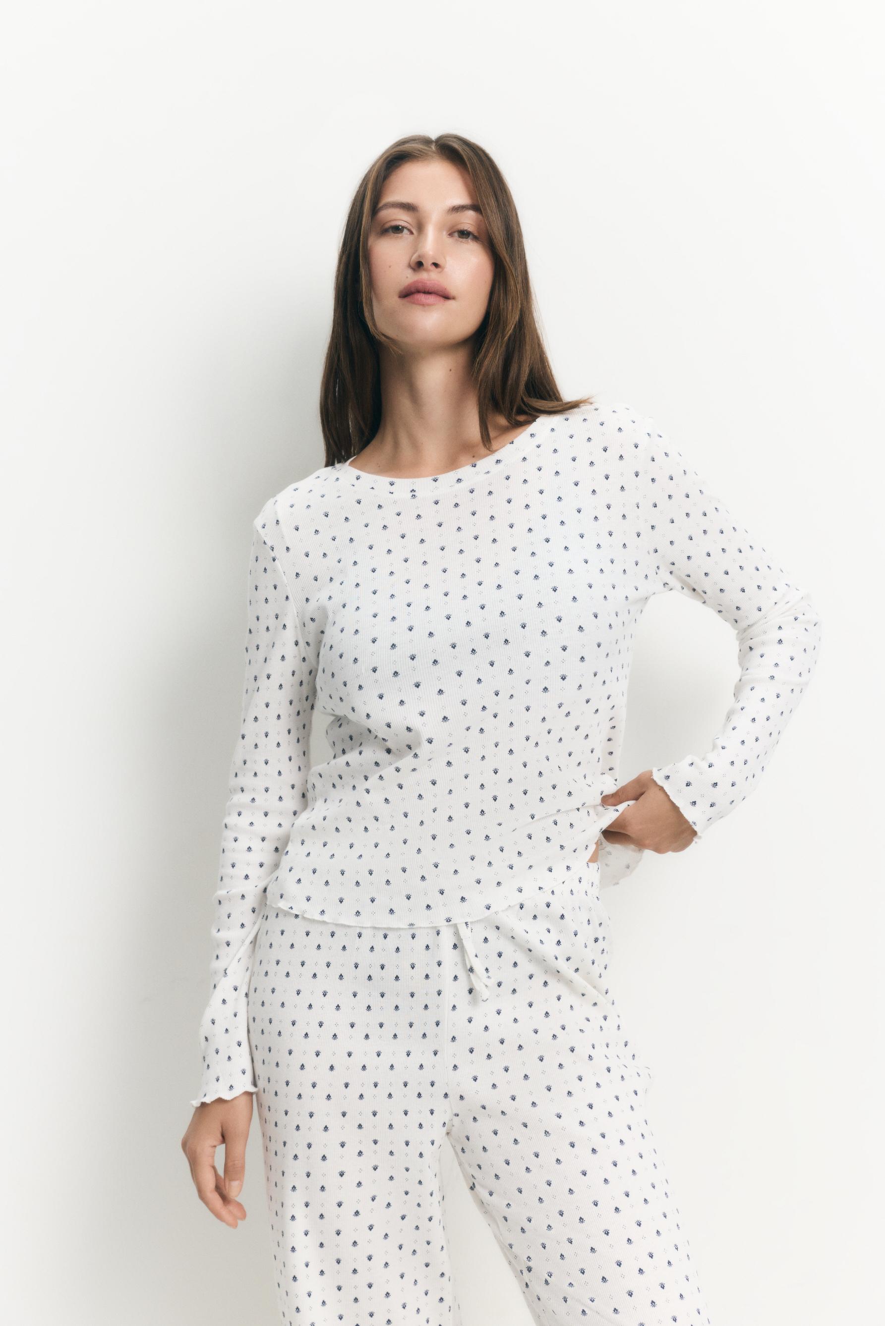 Camiseta pijama manga larga