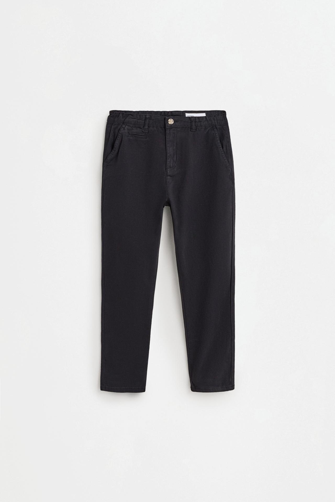 Chino trousers — BLACK