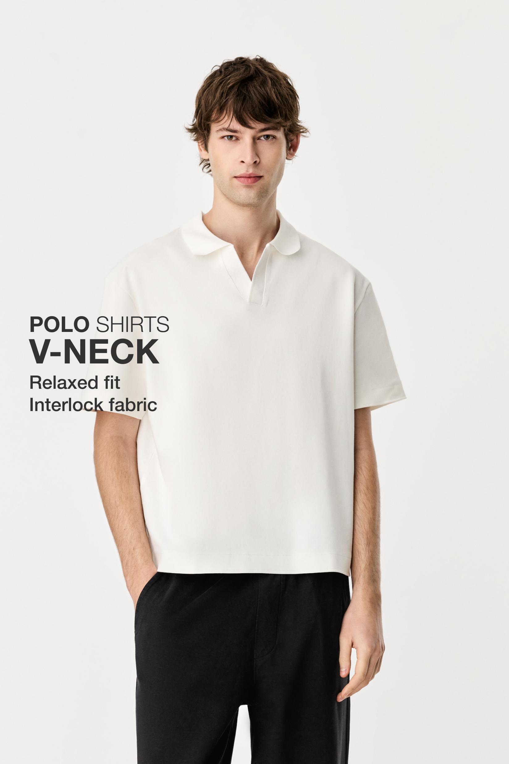 Interlock polo shirt — OFF WHITE