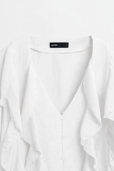 Ruffled Shirt — WHITE 7