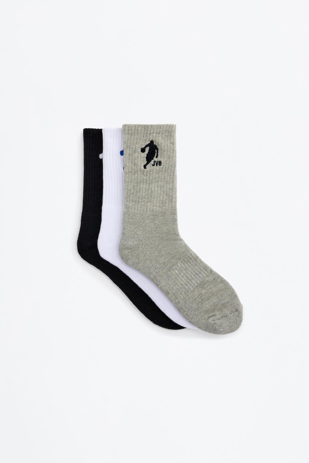 Kids | Pack of 3 Kelme JV8 x Lefties embroidered socks