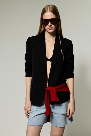 Basic blazer — BLACK 1