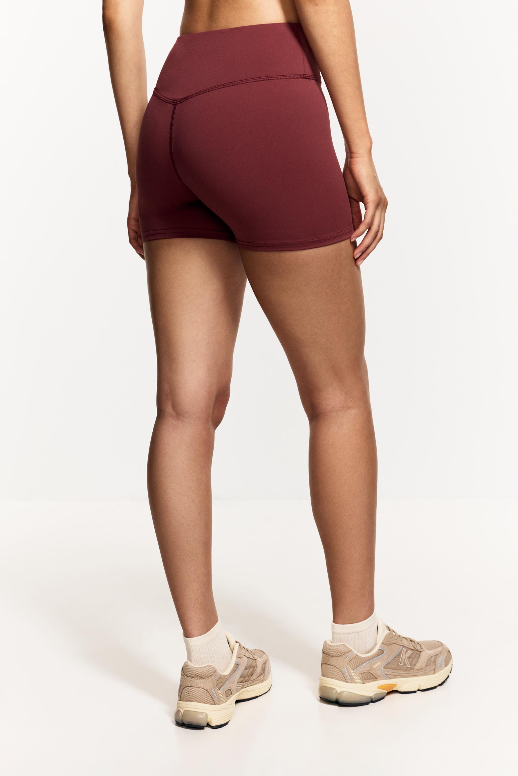 Basic sports hot pants — DARK PINK